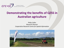 Phil Collier: Demonstrating the Benefits of QZSS in Australian