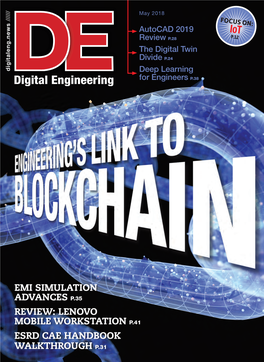 Emi Simulation Advances P.35 Review: Lenovo Mobile Workstation P.41 Esrd Cae Handbook Walkthrough P.31