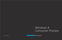 Windows 8 Consumer Preview