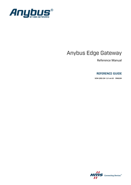 Anybus Edge Gateway Reference Manual