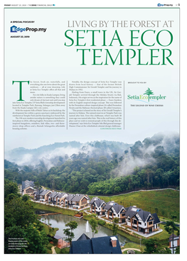 Living by the Forest at August 23, 2019 Setia Eco Templer