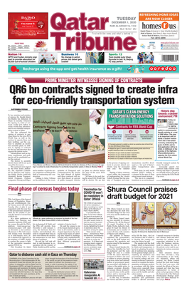 QR6 Bn Contracts Signed to Create Infra for Eco-Friendly Transportation