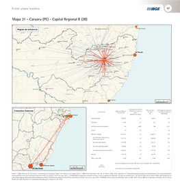 Caruaru (PE)Mapa - Capital 31 -Regional Caruaru B (2B) (PE) - Capital Regional B (2B)