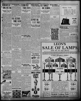 Sale of Lamps