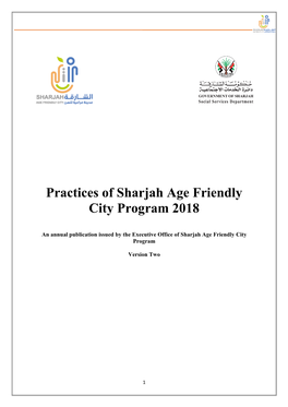 Practices of Sharjah Age Friendly City Program 2018