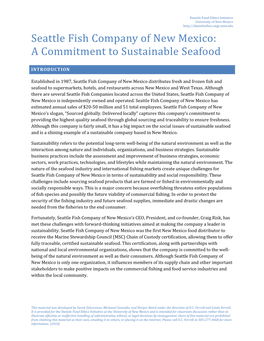 Seattle Fish Company Case Study