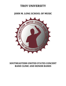 Southeastern United States Concert Band Clinic and Honor Bands