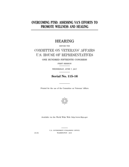 Y:\115TH\FIRST SESSION, 2017\FC\6-7-17\GPO\29684.TXT LHORNE Leonard.Horne on VACREP0180 with DISTILLER COMMITTEE on VETERANS’ AFFAIRS