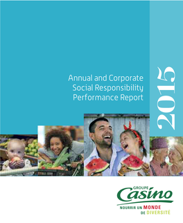 Annual and Corporate Social Responsibility Performance Report