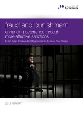 Fraud and Punishment Enhancing Deterrence Through More Effective Sanctions Dr