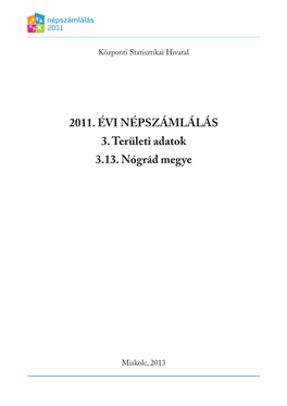 2011. Évi Népszámlálás 3