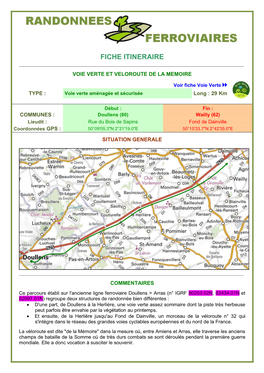 Voie Verte Et Veloroute De La Memoire