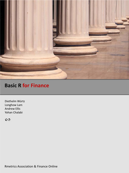 Basic R for Finance