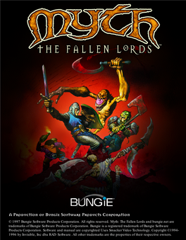 Myth: the Fallen Lords Manual