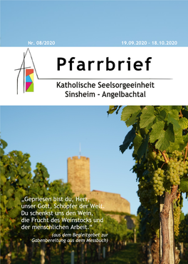 Pfarrbrief 08/2020