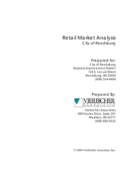 Reedsburg Market Analysis