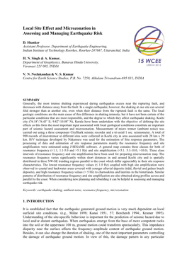 The 14Th World Conference on Earthquake Engineering