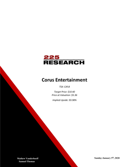 Corus Entertainment