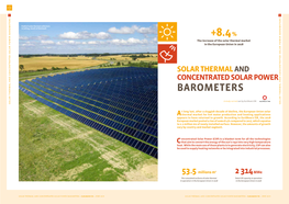 Solar Thermal and Concentrated Solar Power Barometers 2019