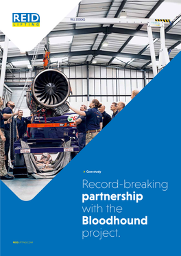 Record-Breaking Partnership with the Bloodhound Project