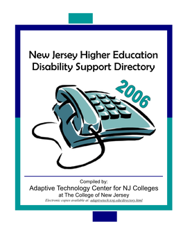 NJ Higher Education Disability Support Directory Atlantic Community College, Mays Landing