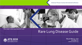 Rare Lung Disease Guide