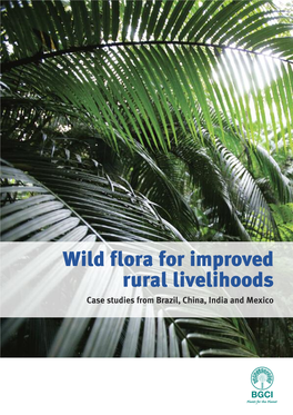 Wild Flora for Improved Rural Livelihoods Case Studies from Brazil, China, India and Mexico Wild Flora for Improved Rural Livelihoods