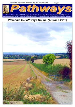Pathways No. 57 Autumn 2018 Page 1 Price £ 4.00 (Free to Members)