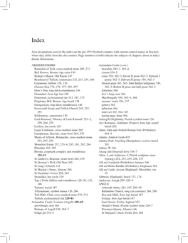 Area Designations Used in the Index Are the Pre-1974 Scottish Counties with Current Council Names in Brackets Where They Differ from the Old Counties