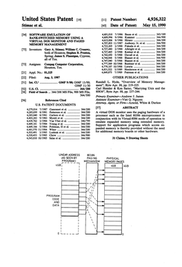 United States Patent (19) 11 Patent Number: 4,926,322 Stimac Et Al