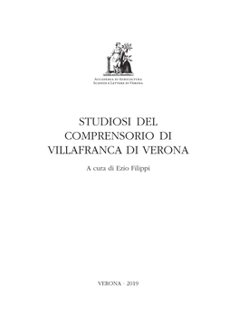 Studiosi Del Comprensorio Di Villafranca Di Verona