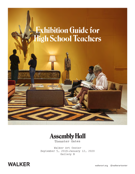 Exhibition Guide for High School Teachers