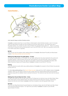 Thestudiomanchester Location Map Manchester