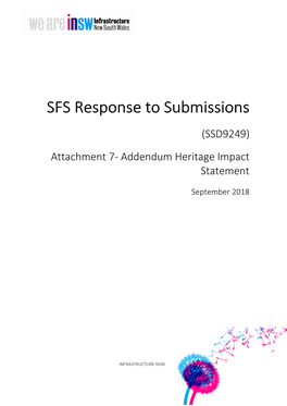 SFS Response to Submissions