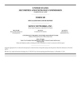 United States Securities and Exchange Commission Form