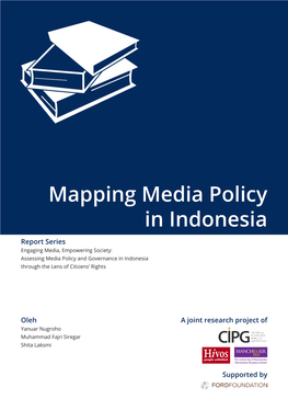Mapping Media Policy in Indonesia