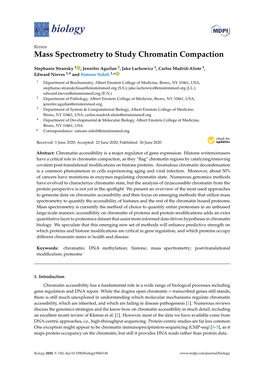 Mass Spectrometry to Study Chromatin Compaction