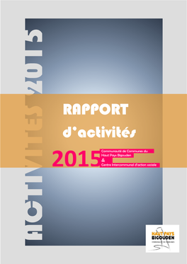 RAPPORT D'activités