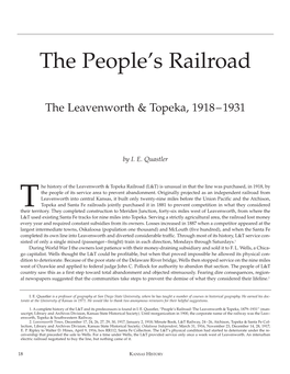 The People's Railroad