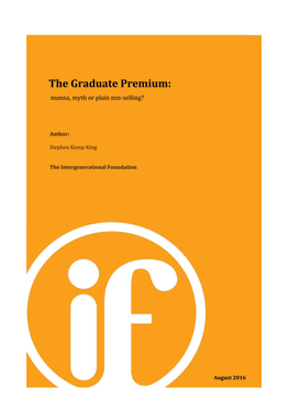 The Graduate Premium, How Much? (How Long Is a Piece of String?) 5