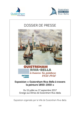 Dossier De Presse Rédigé Le 23 Mai 2017 – Mis À Jour Le 30 Mai 2017