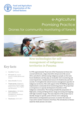 E-Agriculture Promising Practice: Drones for Community Monitoring Of