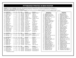 2009 Mariners Roster