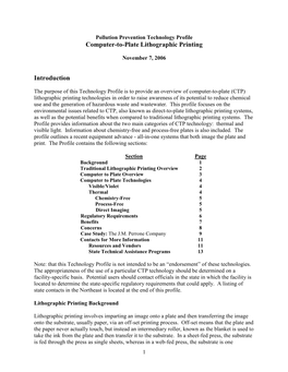 Computer-To-Plate Lithographic Printing