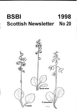 BSBI 1998 ; | I Scottish Newsletter No 20 :L I