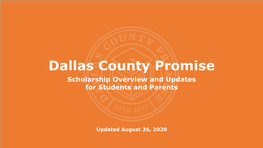 Dallas County Promise English