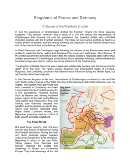 Kingdoms of France and Germany