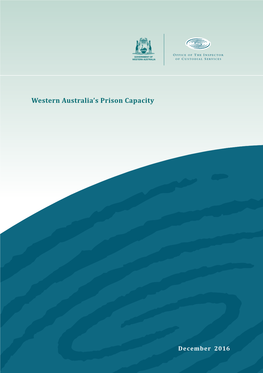 Western Australia's Prison Capacity