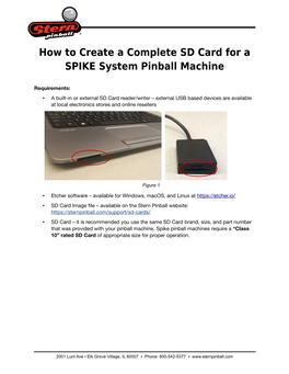 How to Create a Complete SD Card for a SPIKE System Pinball Machine