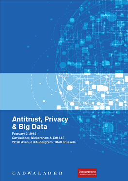 Antitrust, Privacy & Big Data